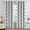 Off White/Black, variant on Moroccan Printed Room Darkening Blackout Grommet Curtains for Living Room Bedroom, 42 by 84 Inch, Off White/Grey (2 Panels)