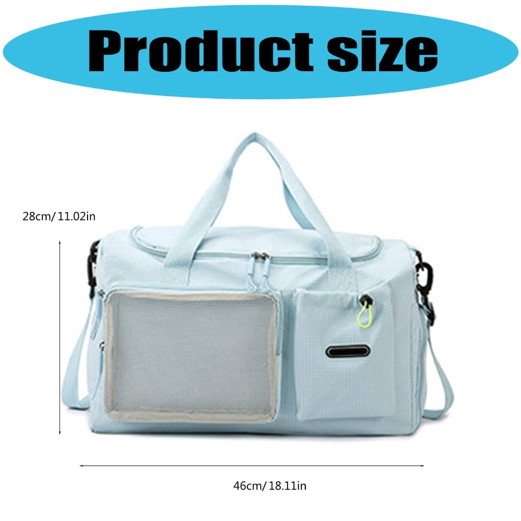 Yokua Travel Duffle Bag Sports Gym Toted Bag Carrys on Weekender Bag Overnight Bag