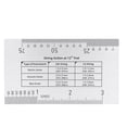 thumbnail image 3 of String Action Ruler, Anti-Rust Easy To Carry Guitar Gauge Tool, Practical Lightweight Stainless Steel Not Easy To Damage DIY For Guitar Bass String Instruments, 3 of 8