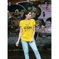 thumbnail image 2 of Normal People Scare Me! T-Shirt Women -Image by Shutterstock, Female 3X-Large, 2 of 4