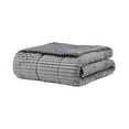 thumbnail image 3 of Comfort Classics Modern Gray Solid Polyester Throw, 60" x 70", 3 of 4