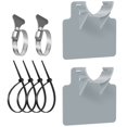 thumbnail image 1 of 6pcs/2pcs Swimming Pool Pipe Holder Tool Kit Hose Holder Fitting for 0.83-1.5” Diameter Hose Plastic Pool Pipe Holder, 1 of 3