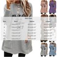 thumbnail image 3 of Ke1Clo Winter Sweaters for Women Casual Fashion Snowflake Graphic Crew Neck Long Sleeve Pullover Oversized Loose Comfy Basic Knit Tops Light Blue XXXL, 3 of 6