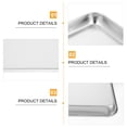 thumbnail image 3 of Surgical Square Tray Medical Instrument Plate Medical Dressing Change Tray, 3 of 6