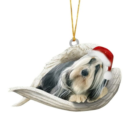 

Car Wreath Lighted Remote Decorative Glass Balls for Hanging Pumpkins for Decorating Porch 2022 New Sleeping Angel Dog Christmas FunS Pendant Cartoon Christmas Tree Pendant Christmas Decoration