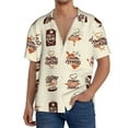 thumbnail image 3 of Disketp Men's Hawaiian Cooking With Love Print Shirts Button Down Holiday Beach Shirts-4X-Large, 3 of 7