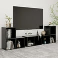 thumbnail image 5 of vidaXL TV Cabinet Set 6 Piece TV HiFi Unit Stereo Stand Chipboard Multi Colors, 5 of 25