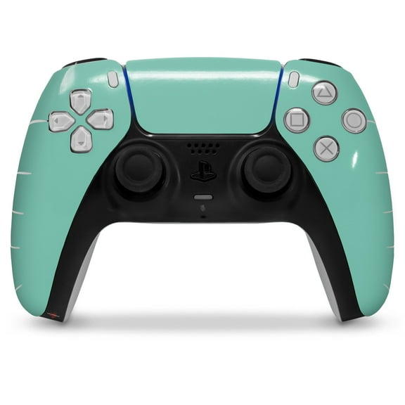 WraptorSkinz Skin Wrap compatible with the Sony PS5 DualSense Controller Solids Collection Seafoam Green (CONTROLLER NOT INCLUDED)