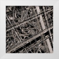 NADAL 20x20 White Modern Wood Framed Museum Art Print Titled - BW 1320913