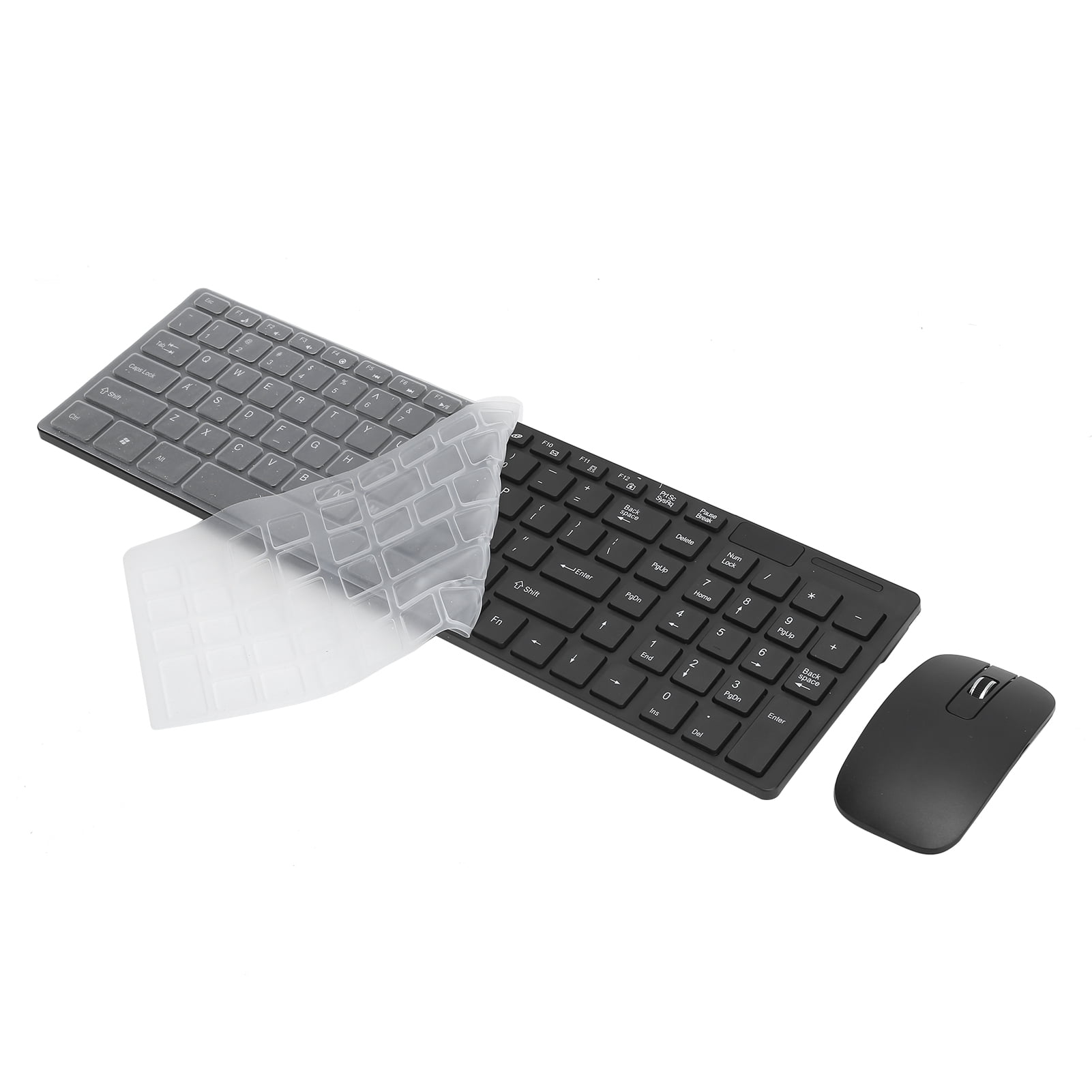 Mouse And Keyboard Set, Gaming Mouse And Keyboard Sleep Fingerboardand  Mouse Combo Smart For Tablet Computers For Notebooks For Smart Phones Black
