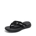 thumbnail image 1 of DREAM PAIRS Chanclas de moda para mujer Sandalias con soporte para el arco y amortiguación suave, 1 of 6