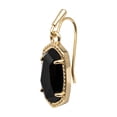 thumbnail image 2 of Kendra Scott Lee Gold Drop Earrings in Black Opaque Glass, 2 of 2