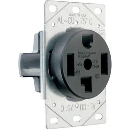 Flush Outlet - Pass & Seymour 3864CC6 Flush Outlet 30A 125/250V 4W