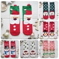 thumbnail image 2 of 2022 las mujeres calcetines de invierno calcetines de Navidad David ciervos de dibujos animados de algodón mantener caliente mujer Calcetines para niñas regalo de Navidad, 2 of 4