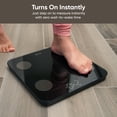 thumbnail image 5 of Wyze Scale S, Scale for Body Weight, Digital Bathroom Scale for Body Fat, BMI, Muscle, and Heart Rate, Body Composition Analyzer with App, Batteries Included, Bluetooth, 400 lb, White, 5 of 8