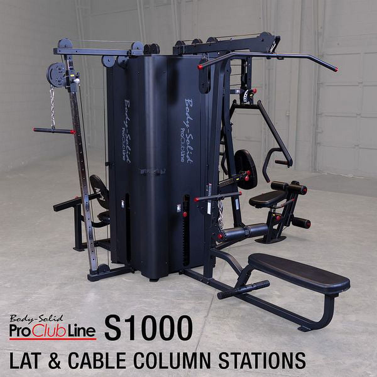 Body-Solid S1000 Four-Stack Universal Weight Machine (Commercial Gym Quality) by Pro Clubline