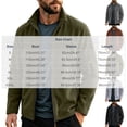 thumbnail image 3 of LYSMORA Men's Full Zip Fleece Jacket Stand Collar Outdoor Outerwear Multi Zip Pocket Hiking Travel Coat, 3 of 8