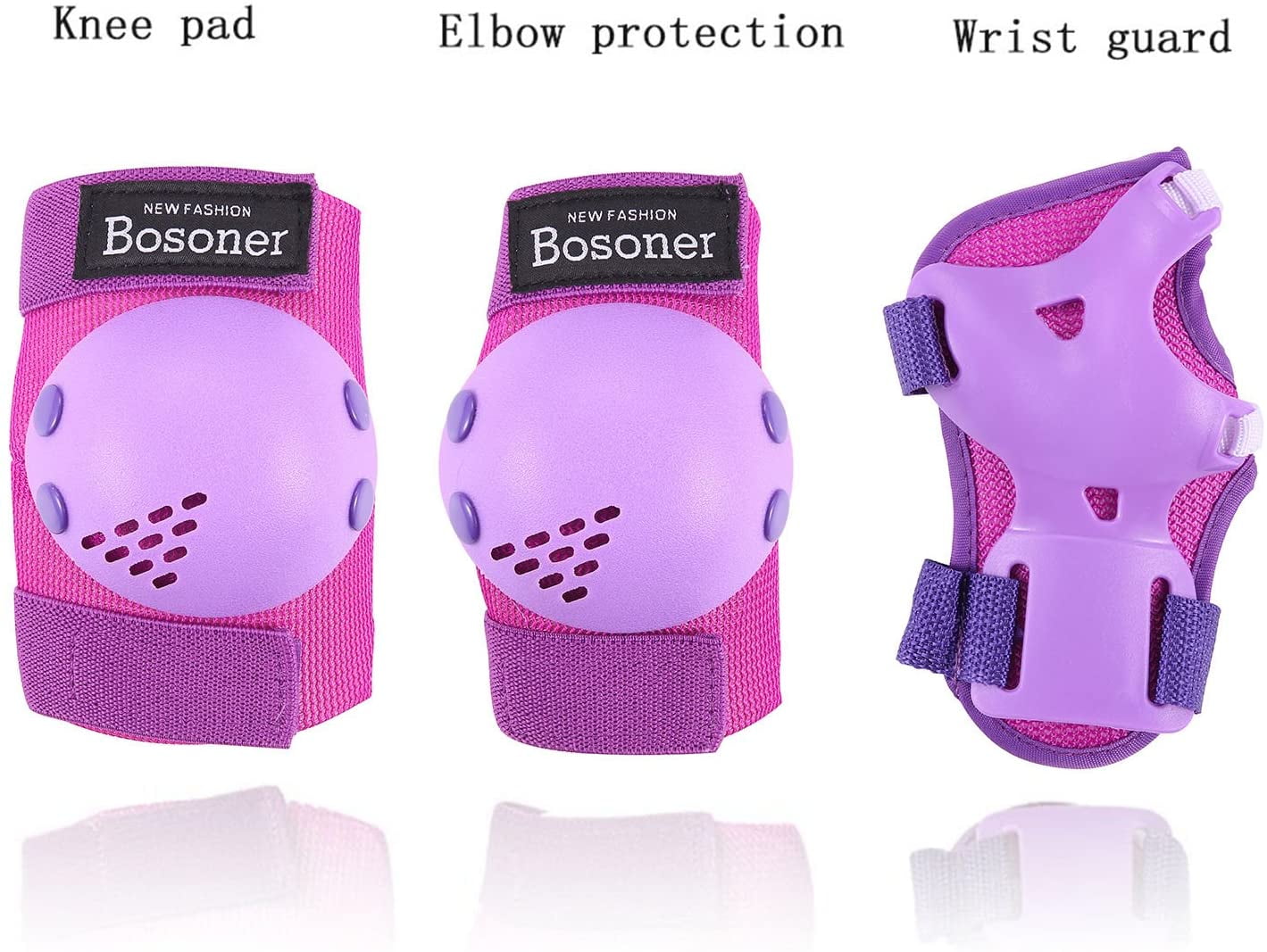 Soft Knee Pad Elbow Pads with Bike Gloves Toddler Safety Protective Gear Set for Roller Skates Cycling BMX Bike Skateboard Inline Skatings Scooter Riding Sports Knee Pads for Kids/Youth/Child 