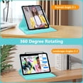 thumbnail image 4 of Funda giratoria Fintie para iPad 11" 10,9" con soporte para Apple Pencil, 4 of 9