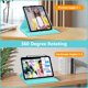 thumbnail image 4 of Funda giratoria Fintie para iPad 11" 10,9" con soporte para Apple Pencil, 4 of 9