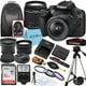 Canon EOS 2000D Appareil Photo / Rebel T7 DSLR avec Objectif 18-55mm, Mémoire SanDisk 32 Go, Trépied, Sac à Dos et Pack ZeeTech – image 1 sur 9