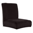 thumbnail image 4 of 4x Estiramiento Corto Respaldo Bajo Funda Para Silla Bar Mostrador Taburete Funda Negro Sunnimix Fundas cortas de asiento con respaldo bajo, 4 of 8