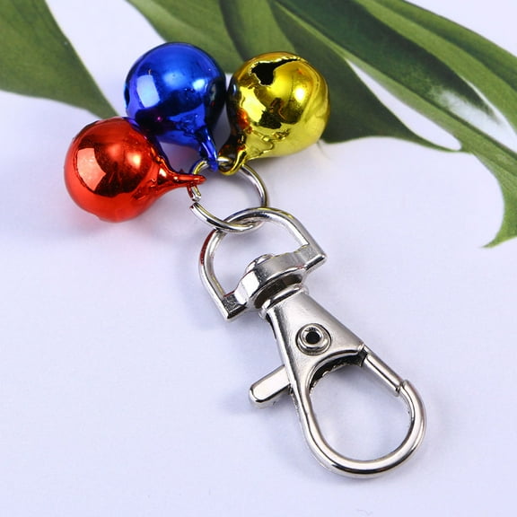 BESTOYARD 2Pcs Assorted Color Pet Bells for Small Dogs Durable Collar Decoration for Outdoor Activities
