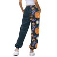 thumbnail image 5 of Blue Stretch Lounge Pants Vintage, Halloween Costumes, Casual, Winter Pajamas, Wide Leg Palazzo Pants, Soft, Lounge, Sleep Bottoms M, 5 of 6