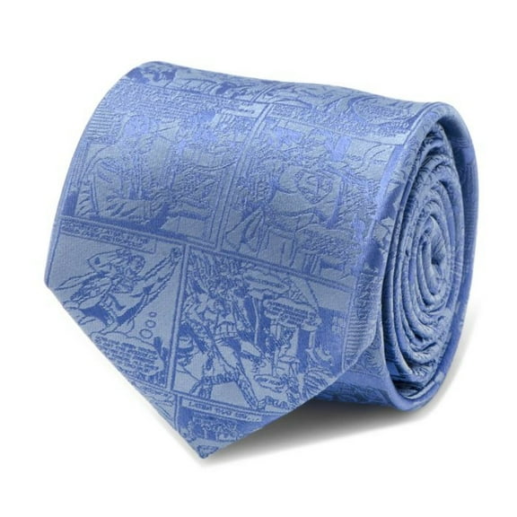 DC Superman Comic Blue Mens Tie