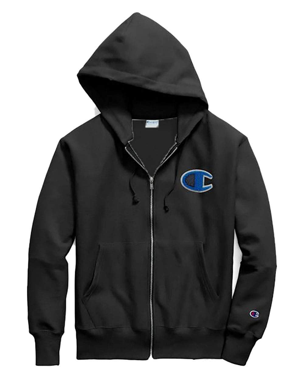 black big c champion hoodie