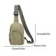 thumbnail image 2 of Unisex informal Bag Chox Strap Crossbody Bag Daily Bag (Olive Green), 2 of 9