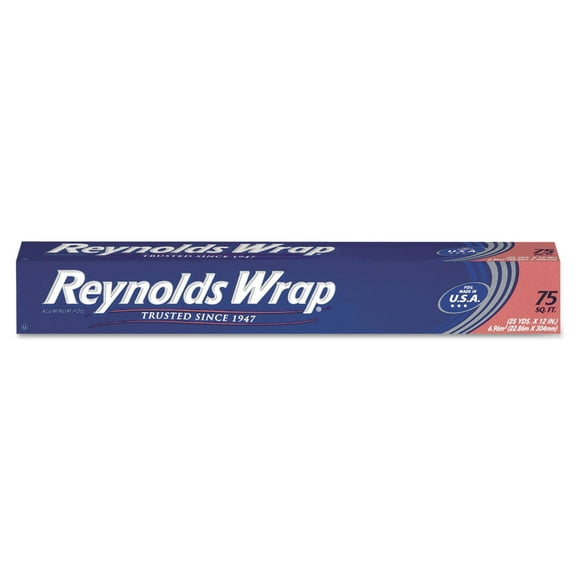 Standard Aluminum Foil Roll, 12" x 75 ft