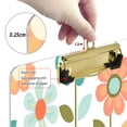 thumbnail image 6 of FORMRS Acrylic Clipboard with Low Profile Clip Standard A4 Letter Size, 12.5" x 9", Orange Retro Flower, 6 of 8