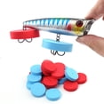 thumbnail image 3 of GLFILL 30 Pcs Bonnets de Pêche Protecteurs pour Hameçons Triples, Couvertures de Sécurité Rouges, 3 of 9