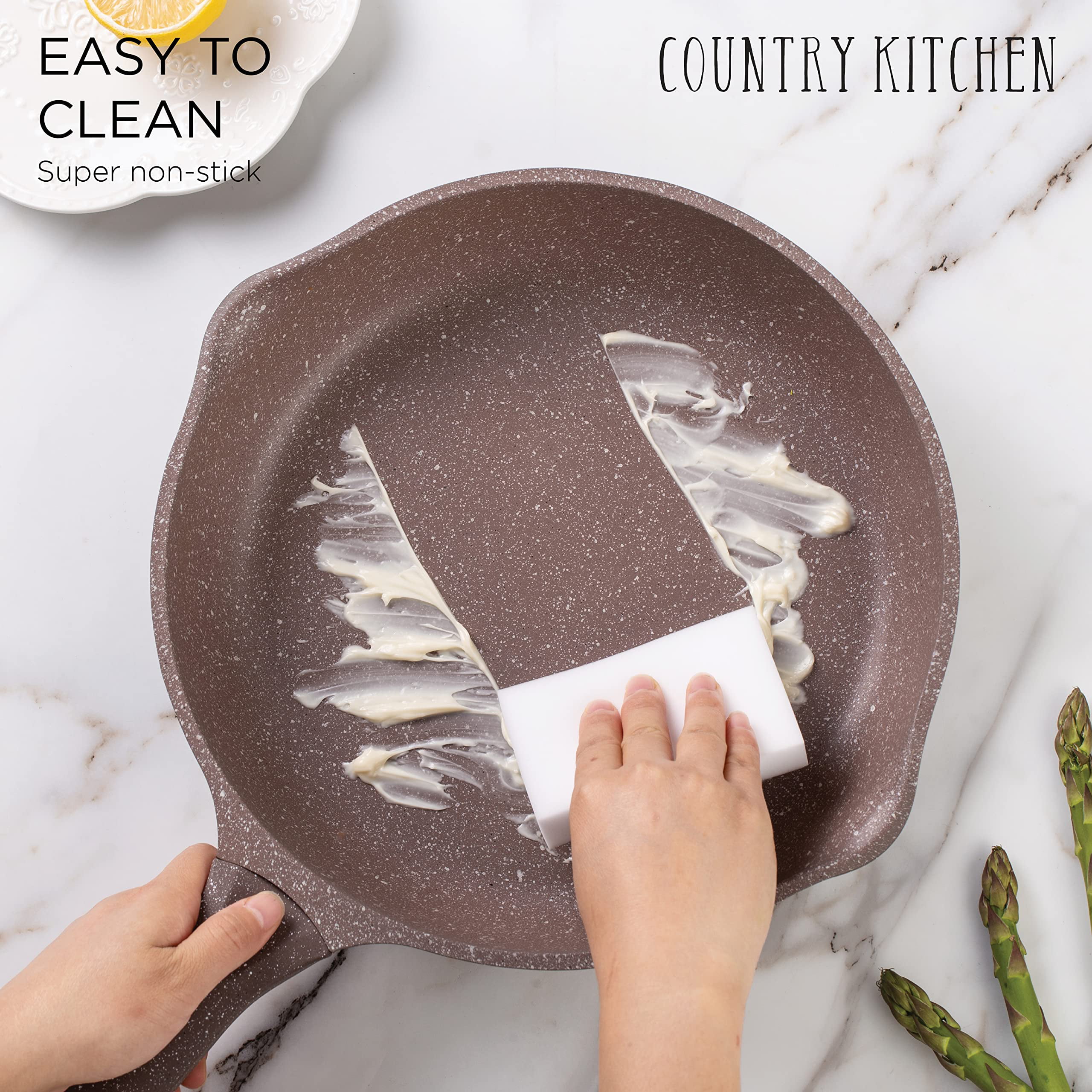 Country Kitchen country kitchen induction cookware sets - 8 piece