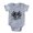 Heather Grey, variant on CafePress - Zodiac Distressed Cancer_Wh - Cute Infant Baby Football Bodysuit