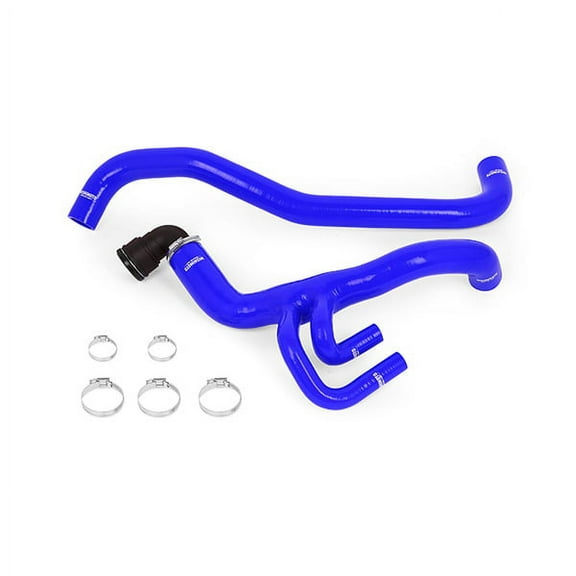 Mishimoto MMHOSE-F62-10BL Silicone Radiator Hose Kit Compatible With Ford F-150 6.2 2010-2014 Blue