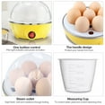thumbnail image 6 of Oefntac Egg Cooker Egg Boiler with 7 Eggs Capacity Tray for Poached,Hard,Medium and Soft Boiled Eggs,Egg Cooker for Breakfast, 6 of 6