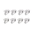 thumbnail image 1 of Matsuzay 8 Piezas Clips de Mantel de Acero Inoxidable 430 Grueso Abrazaderas de Mantel Diseño de Hojas Soporte de Cubierta de Decorativo Clips de Cocina y Comedor No.2 Matsuzay HA024956-02, 1 of 1