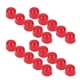 thumbnail image 4 of 20Pcs Red PVC Protection Cover Corrosion Proof Elastic Flame Retardant Lightweight Screw Thread End Cap 40mm, 4 of 5