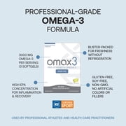 Omax3 Professional Ultra-Pure Omega-3 Fish Oil Concentrate, 1000 mg, Maximum Joint & Muscle Support, 60 Count