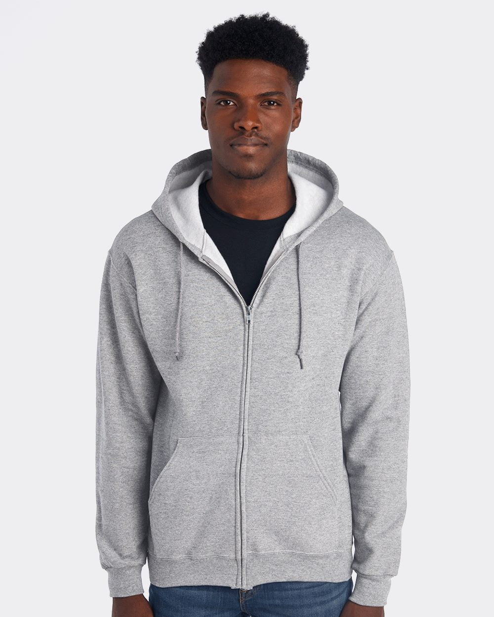 Custom Independent Trading Midweight Zip Up Hoodie Design, 58% OFF
