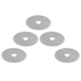 thumbnail image 2 of 5 piezas Cuchilla para cortar tela Cuchilla para cortar papel Cuchilla para cortar tela Cortador de rollo Suministros de costura a medida 45 mm Línea recta, 2 of 9