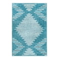 thumbnail image 3 of Unique Loom Kai Collection Area Rug - Warrior (2' x 3' Rectangle Turquoise/Ivory), 3 of 7
