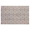 thumbnail image 2 of Smoky Plum Purple Bohemian Flooring Francesca Cotton Latex Backing Stenciled Medallion Rectangle Accent Rug, 2 of 3