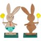 thumbnail image 4 of Decoración de conejito de Pascua, juego de 2 decoración de conejito de Pascua para estar de pie, decoraciones de conejito de Pascua de madera, decoraciones de Pascua en TUNC Sencillez, 4 of 5
