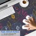 thumbnail image 2 of Long Mouse Pads for Desk,Pioneer Flower Floral Print Pattern Desk Mats on Top Of Desks, Desk Mouse Pad Extra Large with 3mm Non-Slip Base and Stitched Edge for Gaming,Office,Work,Home 47.3"x23.6", 2 of 6