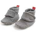 thumbnail image 5 of Baby Booties Infant Newborn Boys Girls Slippers Warm Crib Sock Shoes Indoor First Walker Prewalker, 5 of 7