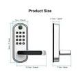 thumbnail image 4 of Smart Fingerprint Door Lock WIFI Digital Touchscreen Yless Entry NFC IP67 Waterproof 2 IC Cards ,Easy to Operate, 4 of 5