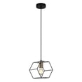thumbnail image 1 of Lámpara Colgante E26/E27 60W Hexa Negro 2G ILUMINACIÓN ., 1 of 4
